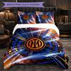 Borussia Dortmund Pattern 3 Pieces Bedding Set Soft Microfiber Duvet Cover with Pillow Cases for Bedroom