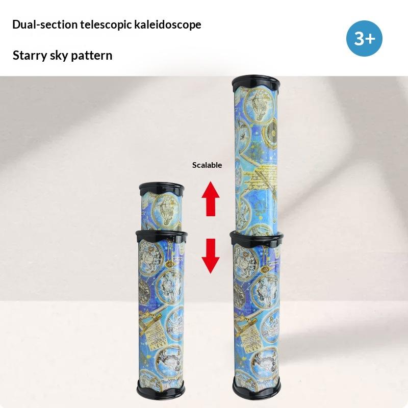 Adjustable Fancy Colored For Scalable Rotation Kaleidoscope Magic Kaleidoscope Glasses Kids Classic Educational Toy