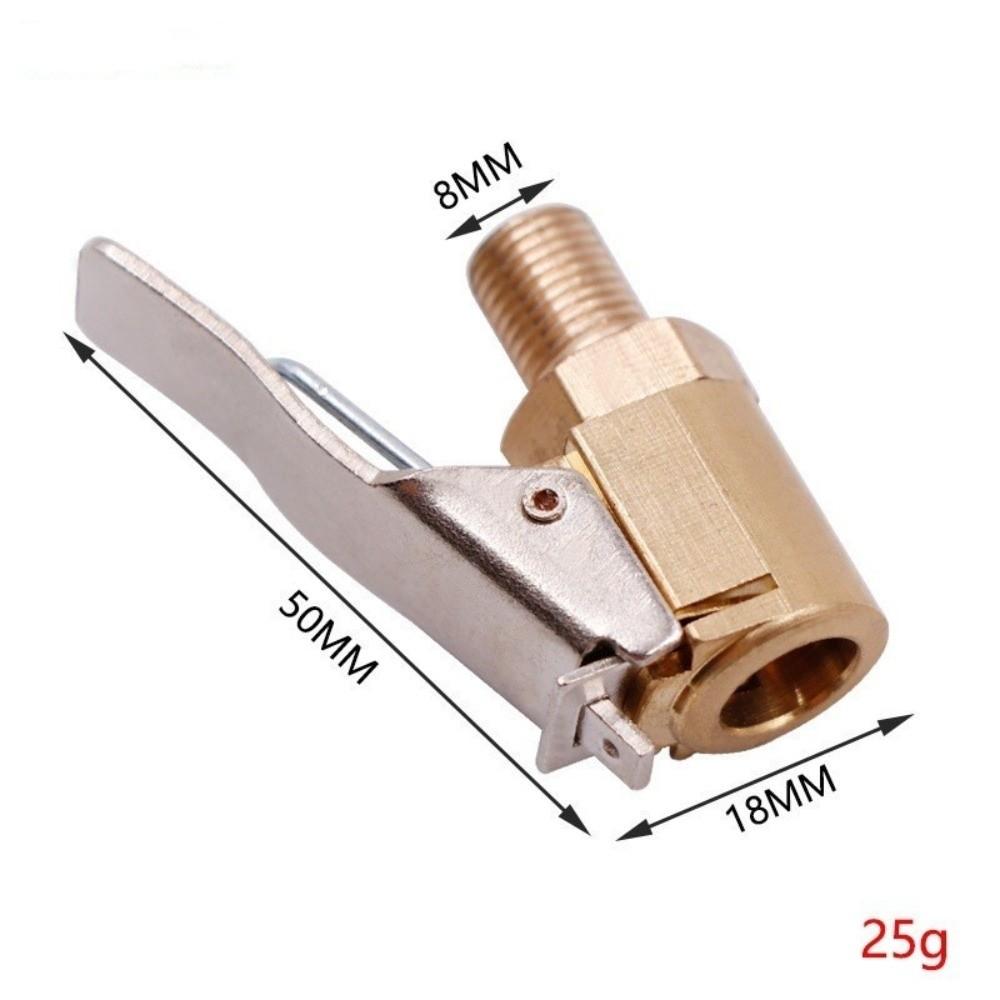 8mm Size Tire Air Chuck Clip Clamp Connector Locking Tire Chuck Vehicle Inflation