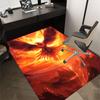 1pc Phoenix Rising Themed Rug for Home Decor, Non-slip Office Carpet, Chair Mat, Outdoor Mat, Christmas and Halloween Gifts-0731124