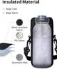 Men's Crossbody Gym Bag - Magnetic Fitness Shoulder Bag with Water Bottle Storage