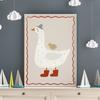 Poster for a Child Goose In Boots