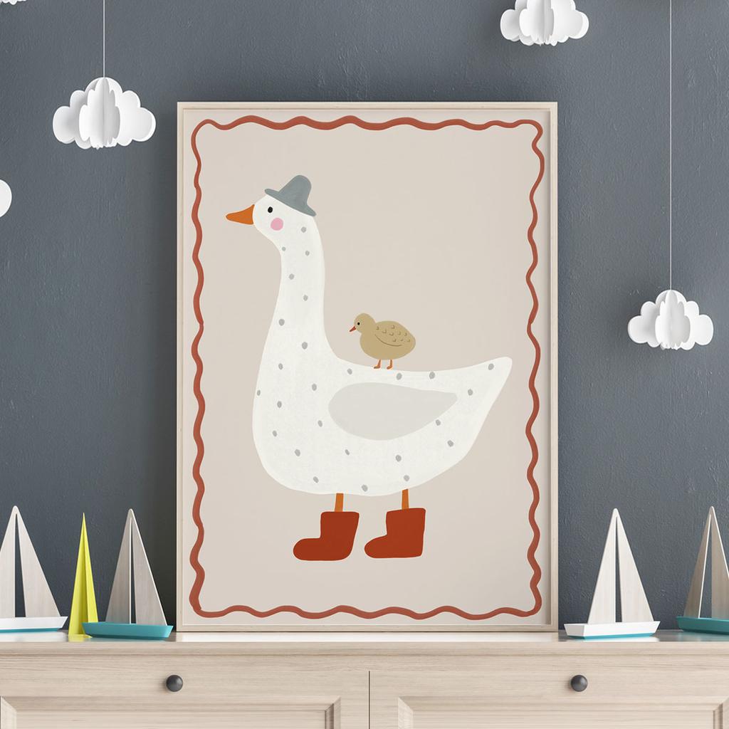 Poster for a Child Goose In Boots