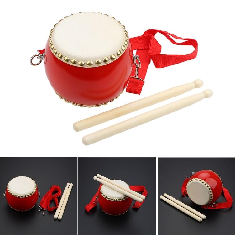 Tang Drum Traditional Chinese Drum Children Cowhides Drum Percussion Instrument