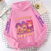 New KPop Demon Hunter Cartoon Girls Hoodies Children's Korean Wave Print Fashion Casual Tops Casual Girls Clothing Warm