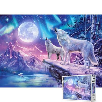 Sun&Tree Moonlight Howling Jigsaw Puzzle HP505, 500 Pieces, Mixed Colors