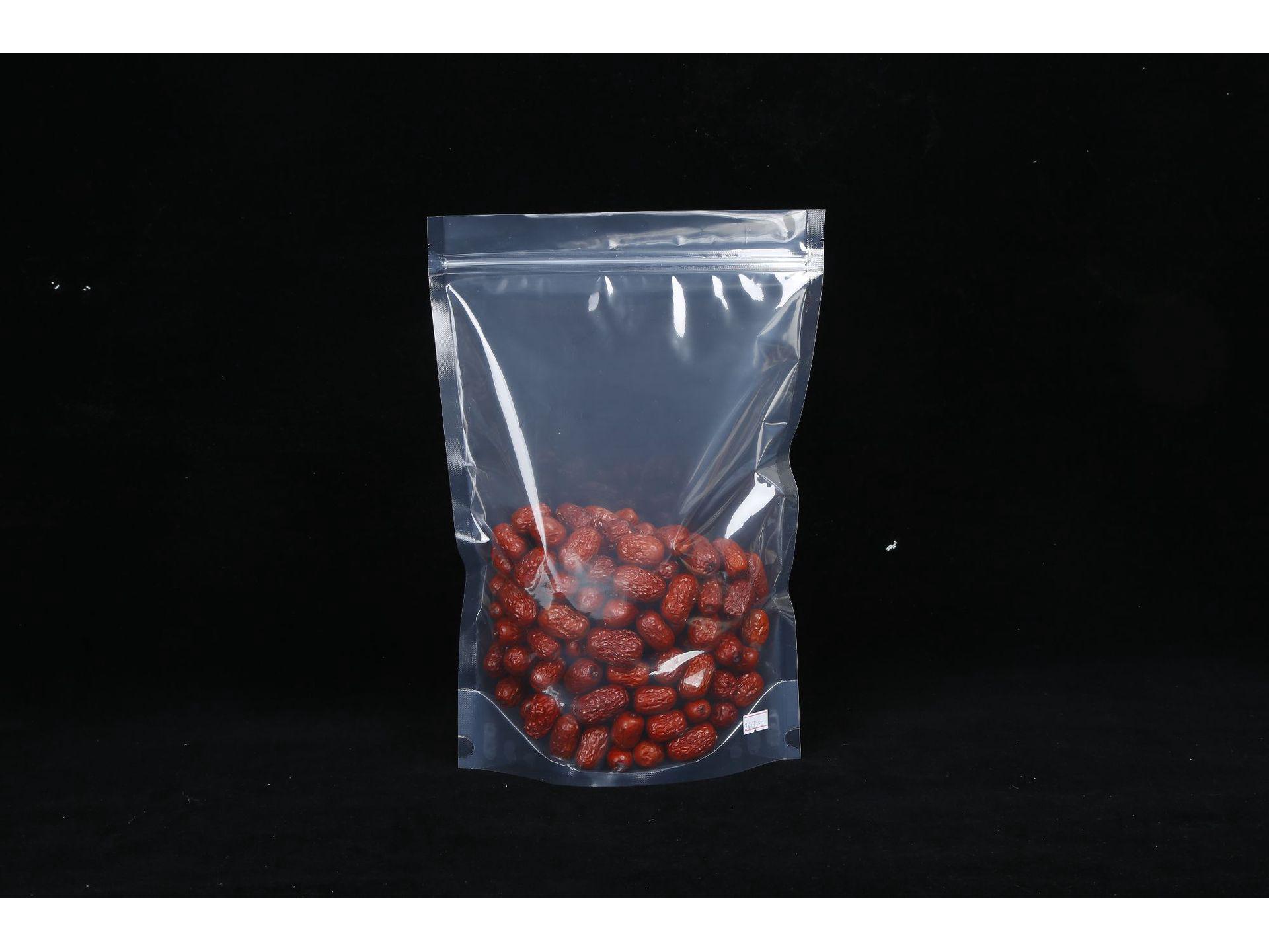 Прозрачный толстый самонесущий пакет с застежкой-молнией для упаковки продуктов питания сухих товаров ароматизированного чая 768₽