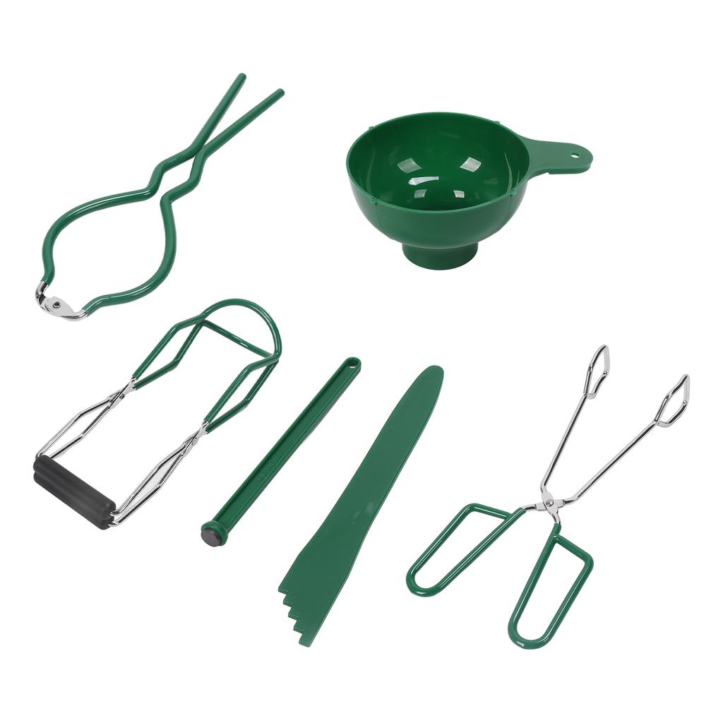 6 Pezzi Kit per Conserve Imbuto per Conserve Pinza Leva Bolle Chiave per Barattoli Sollevatore Sollevatore Magnetico per Coperchi Marmellata