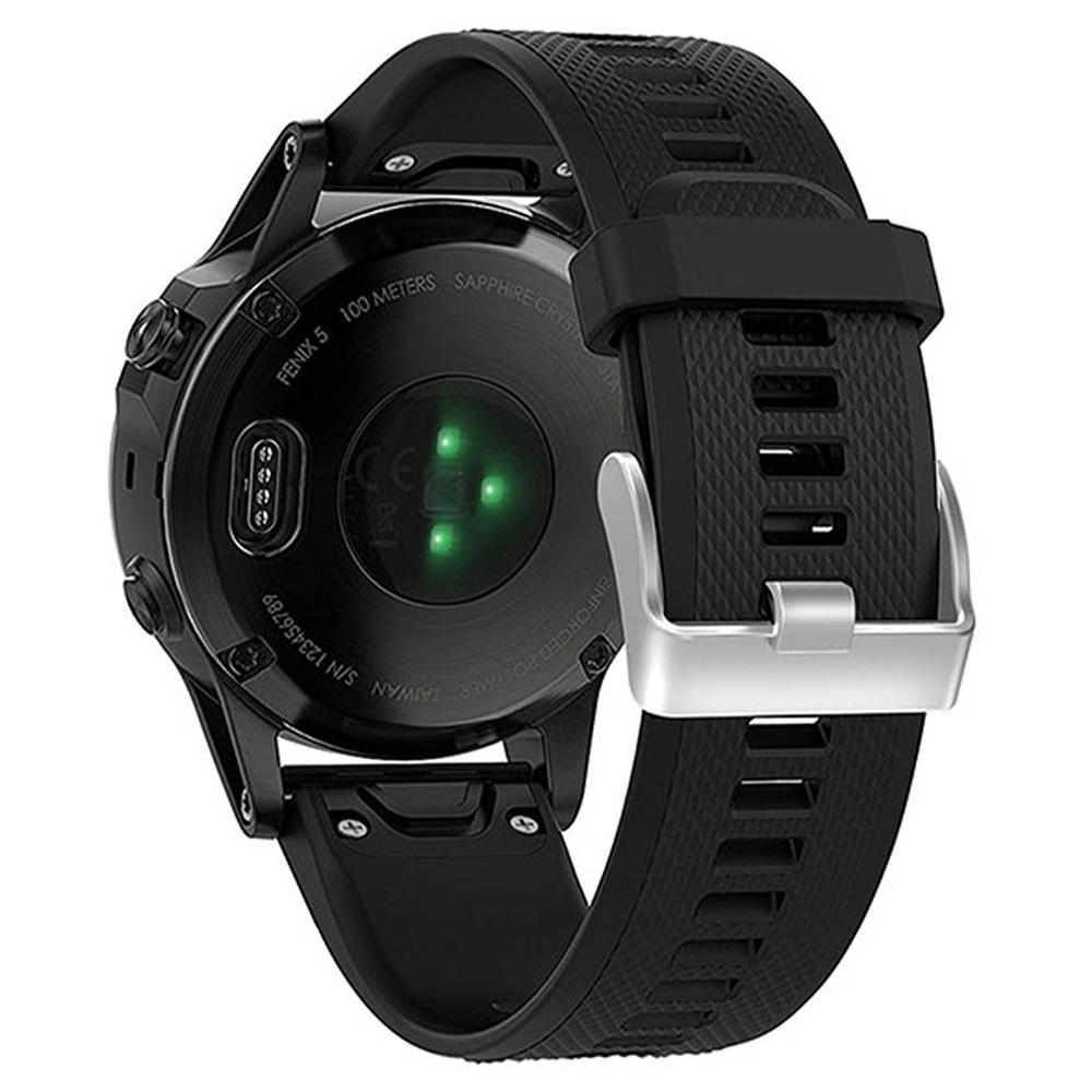KALEBOL KLB-LWGJ-001 For Garmin Fenix 7/7 Pro Watch Bracelet QuickFit 22mm Strap with Grid Texture