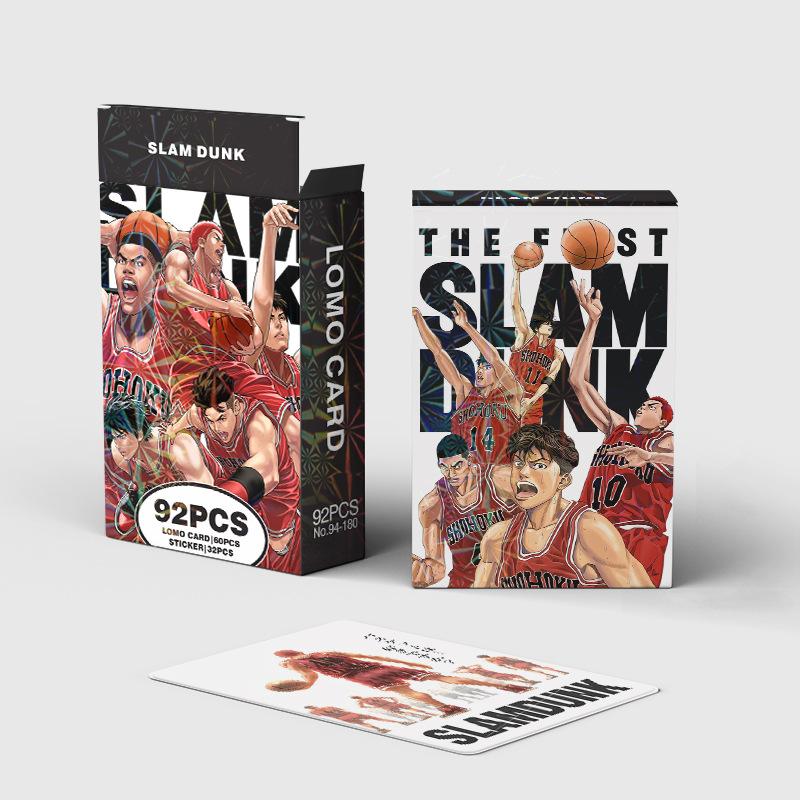 92pcs/set SLAMDUNK Anime Lomo Card with Postcards Message Photo Collection Birthday Gift