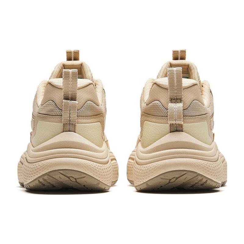 Anta Star Cushioning Breathable Low-Top Chunky Sneakers Men's Natural Wood Color Sneakers 912348837-2