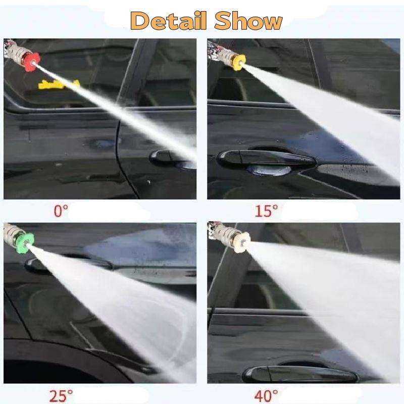 Graffiti Høytrykksspyler Kort Pistol m/ 5 Hurtigkoblings-Dyser M22-14mm