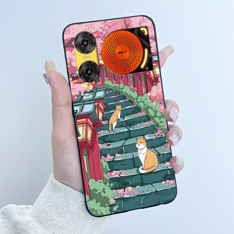 Cartoon Case For ZTE Nubia Music 2 Music2 Printing Shell Protective Cover For ZTE Nubia Music Z2353 Soft Silicone Black Casing