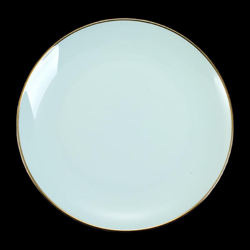 

Korean Style 7.5-inch Celadon Round Shallow Dinner Plate