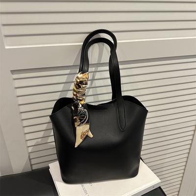 Women's Bags, New High-end Bags, Women's Tote Bags, Large-capacity Solid-color Commuting To Work, Shoulder Bags, Underarm Bags.