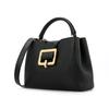 Bally Jorah Series Logo Leather Handle Tote Bag Women tote bags Black 6230626