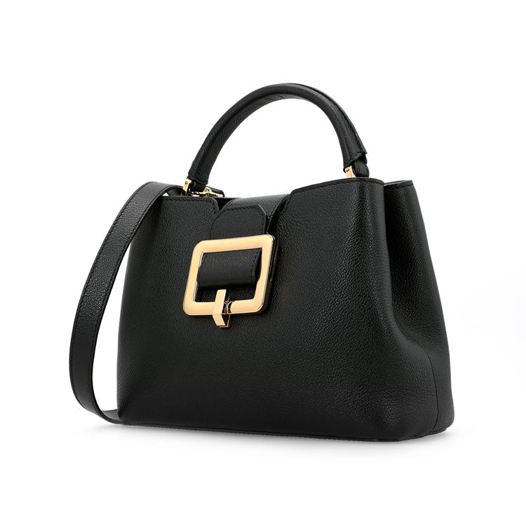 Bally Jorah Series Logo Leather Handle Tote Bag Women tote bags Black 6230626