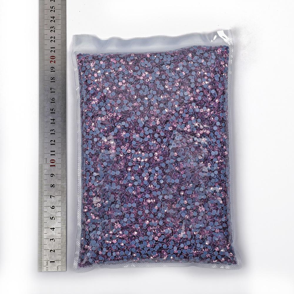 Weichen Imitation Austrian Hot Diamond Big Bag, Grid Glue Glass Rhinestone Hot Melt Glue Bottom Drill Clothing Accessories