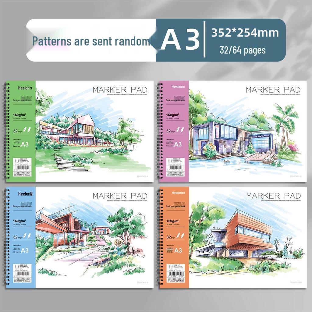 A4 Thickened Marker Sketchbook for Art & Drawing