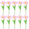 10Pcs Artificial Flower Bouquets Simulation Flowers Bouquets Arrangement for Wedding Party Home Garden Decoration