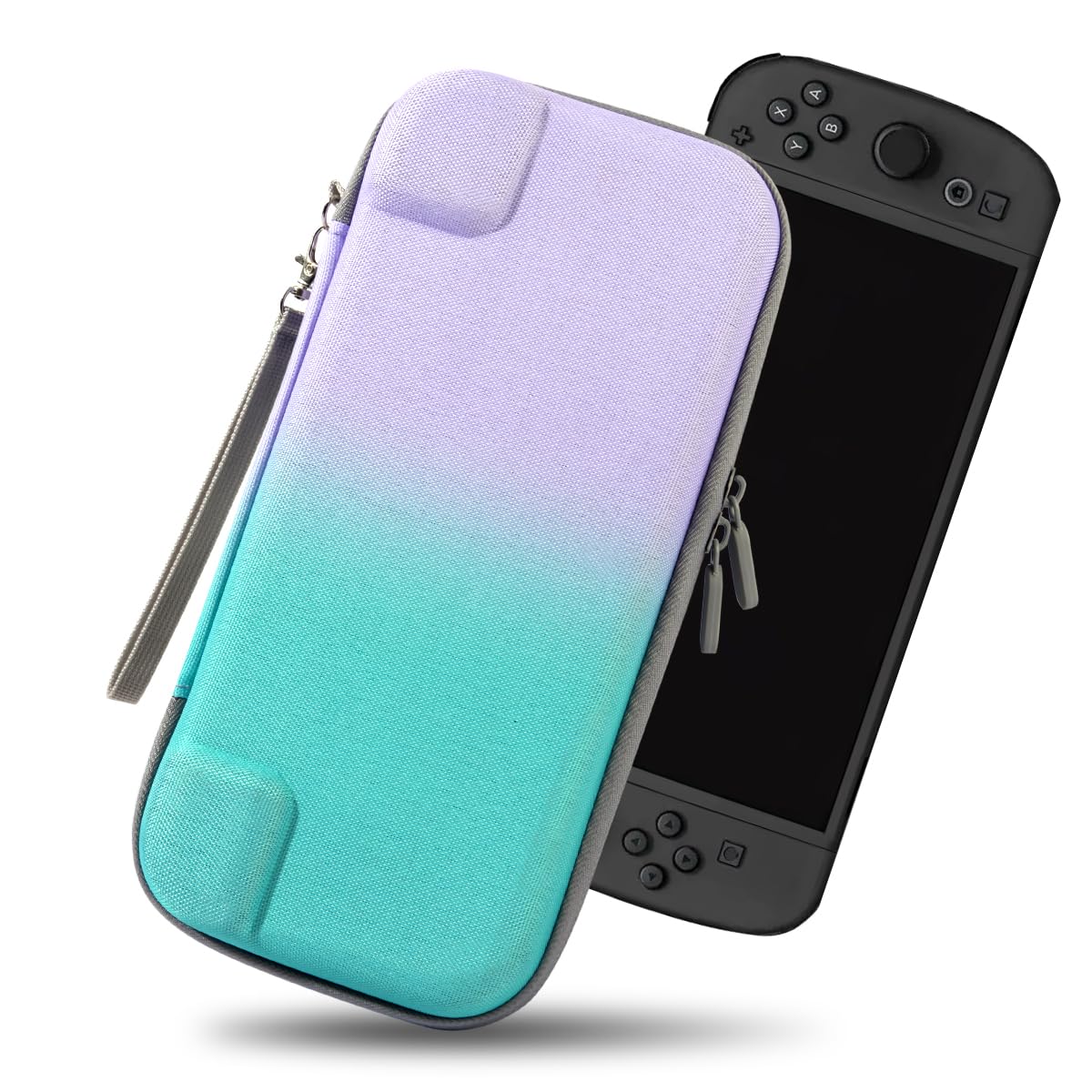 

с Switch Emekon Switch 2 Switch 2 Градиентный цвет Удобный для переноски Легко держать 10 игр Полная защита [Совместимый 2] Чехол, Чехол, Чехол,