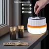 LED Solar Rechargeable Telescopic Light Bulb - Ideal for Outdoor Camping, Night Markets, Emergency Use, Super Bright with USB Charging