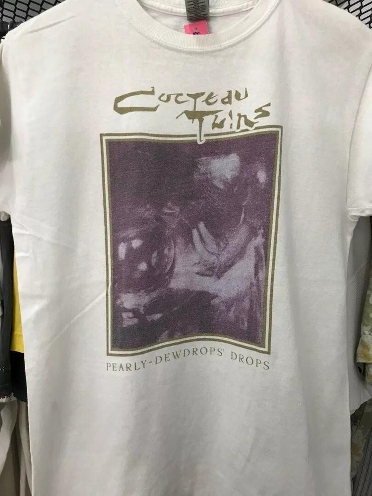 Cocteau Twins Band Pearly  Dewdrops Drops Basic Style White Unisex T shirt Unisex T-Shirt S