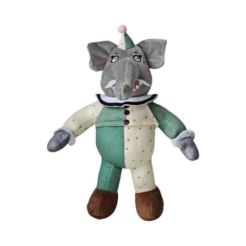 Imitation Animated Clown Plush Toy Replica Clown Stuffed Doll Short-Style Plush Toy 25cm