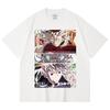 230 Gsm 100% Cotton Demon Slayer V30 Kanao x Doma Print Unisex Heavy Cotton T Shirt