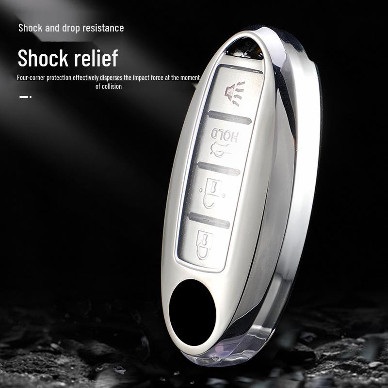 Nissan TPU Car Key Shell for Sylphy, Altima, Qashqai, X-Trail, Terra