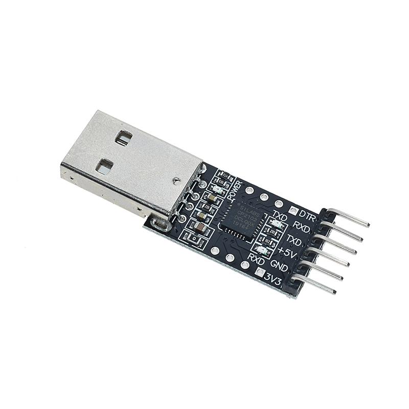 LIZAO CP2102 USB 2.0 to UART TTL 5PIN Serial Converter Module, Replace FT232 CH340 PL2303 for STC Download