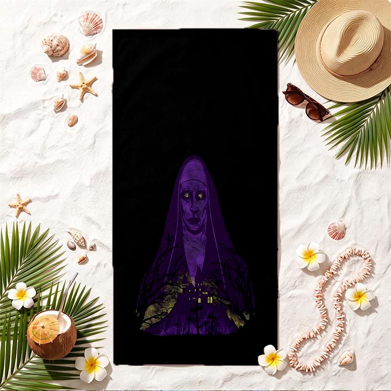 THE Nun Soft Beach Towel Stylish Beach Pool Towel for Summer Seaside Vacation Travel