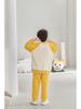 New Boys' Flannel Pajama Set - Warm Autumn/Winter Coral Fleece