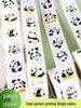 Chinese Style Cute Panda Stickers for Kids: Small Animal Designs for Water Bottles, Journals, and Rewards