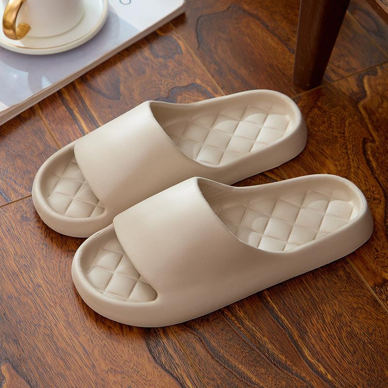 

Толстые подошвы домашние тапочки для женщин летний домашний декор для мужчин крутые тапочки нескользящие тапочки для ванной 44-45 коричневый