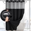 Waterproof Waffle Shower Curtain Detachable  Lining Window Curtain Kitchen Door Curtain  Bedroom
