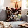 Anime Nobunaga The Fool Cushion Cover 1Pcs Decorative Covers Soft Cushion Case For Sofa Couch Decor 40X40 45X45 Pillowcases
