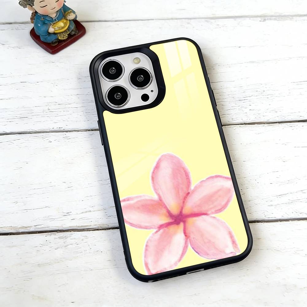 Lily Puff Phone Case For iPhone17,16,15,14,13,12,11 Plus,Pro Magnetic with Magsafe Wireless Charging