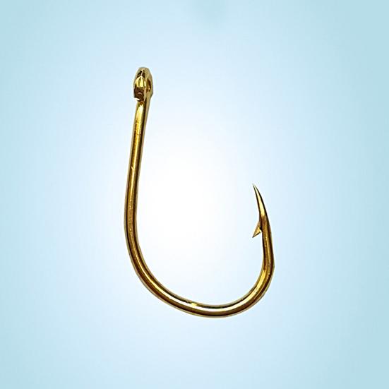 100Pcs Fishing Hook Strong Penetration High Strength Sharp Carbon Steel Assist Bait Hook
