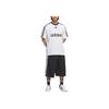adidas Originals Serie Classica a Tre Strisce Collezione Trefoil SS25 Moda Versatili alla Moda Comodi Pantaloncini Casual Pantaloncini Uomo Nero Bianco KB5441