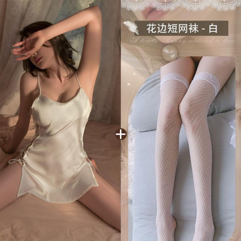 Lenjerie Sex Sexy Pure Desire Pijamale Pat Free Crotch Tease Passion Uniform Seductie Robe