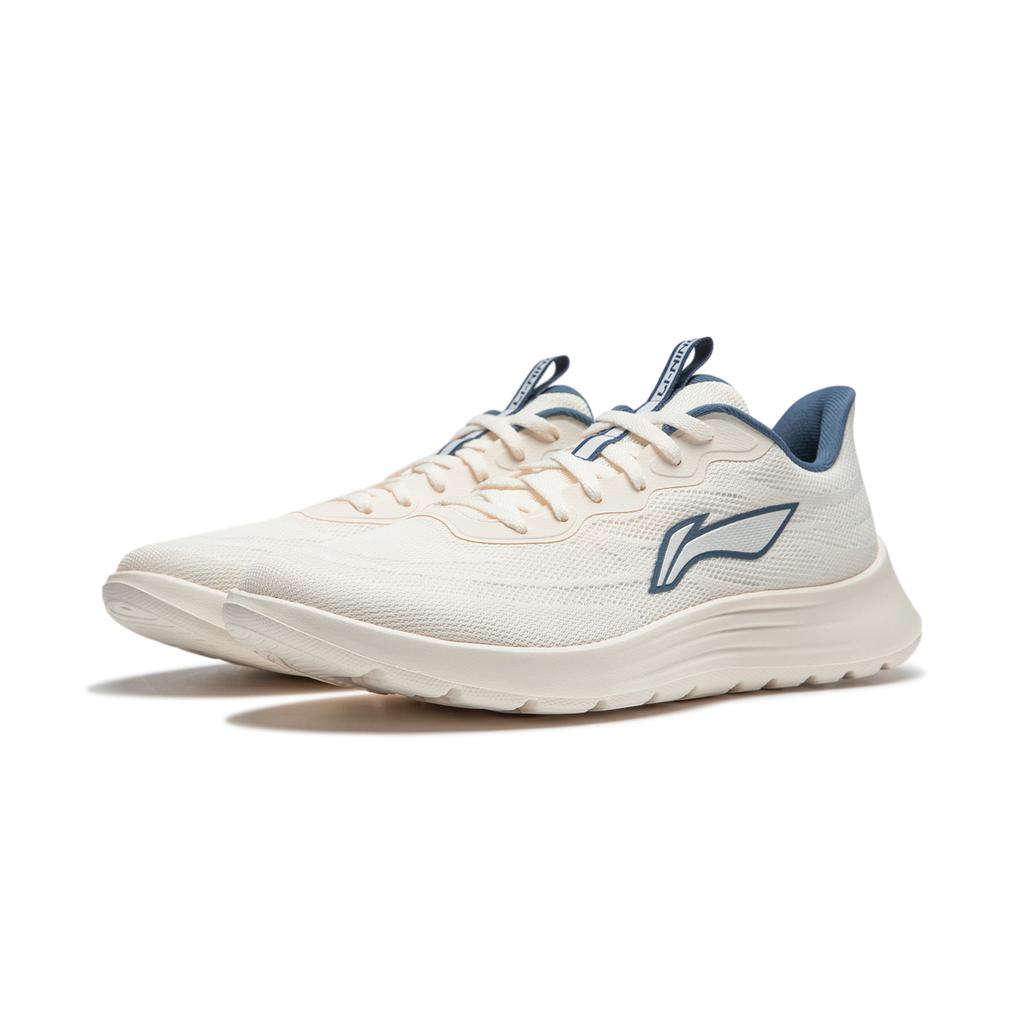 New LiNing Light String Slip Resistant Cushioning Abrasion Resistant Lightweight Low Top Running Shoes Men's White ARSU021-2