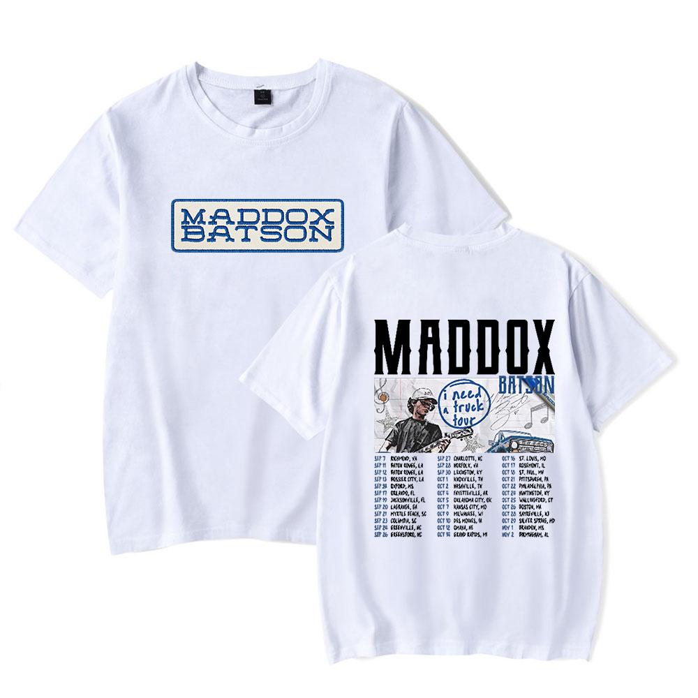 Maddox Batson T Shirt Fashion Printed I Need A Truck Tour Summer Harajuku Mens Tshirts Short Sleeves Mens Street Wear Clothing