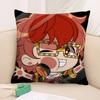 M-Mystic Messenger 707 Pillow Case 3D Print Polyester Fiber 45*45 cm Home Sofa Throw Pillow Cover Decoration Festival Gift