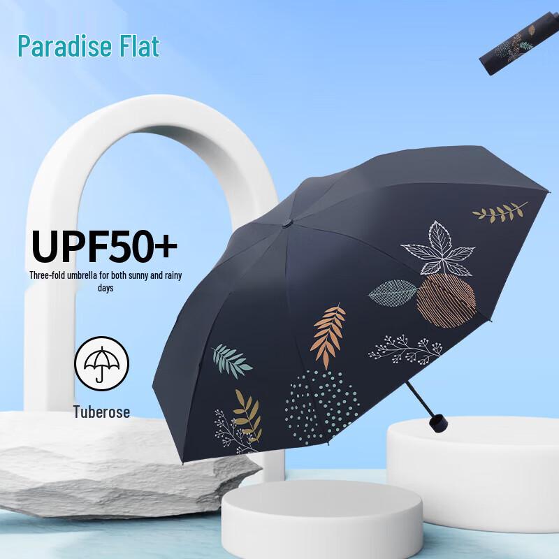 Paradise Umbrella 33901E Portable Folding Sun & Rain Umbrella