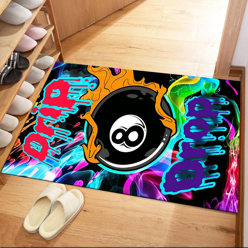 Pool Table Setup Floor Mats for Living Room, Bedroom and Room Decoration Are Suitable for Gifts.