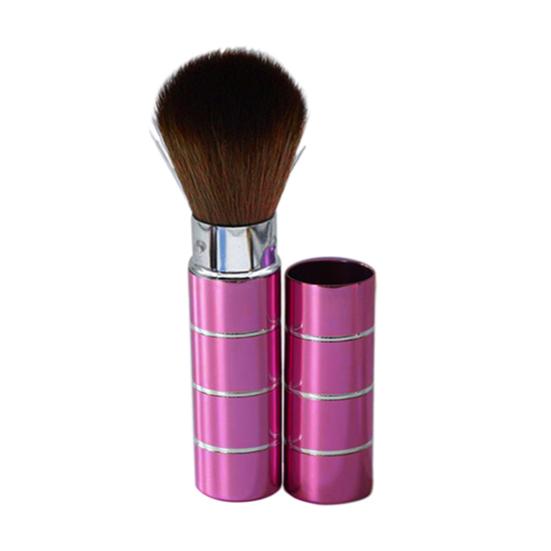 Tragbares Einziehbares Griff Make-up Pinselset Kosmetikset Pro Puder Rouge Pinsel