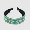 LALA Imported Lace Ethnic Hairband P-GREEN