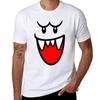 T-shirt Classica Faccia di Boo Taglie Forti Top Lento a Maniche Corte T-shirt