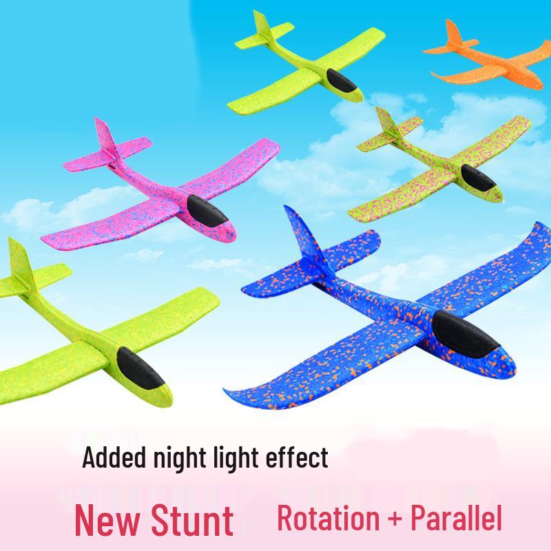 48cm Colorful EPP Foam Hand-Throw Airplane - Stunt Boomerang, Drop-Resistant Parent-Child Toy